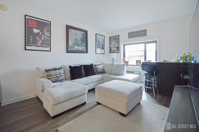 1 Carriage City Plz Unit 509, Rahway, NJ 07065 - living area with wood finished floors and baseboards
