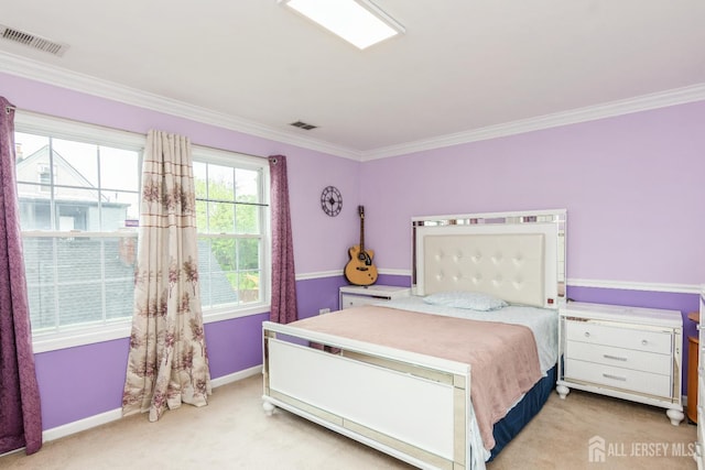 63 Clinton Ave, Keasbey, NJ 08832 - bedroom with carpet floors and crown molding