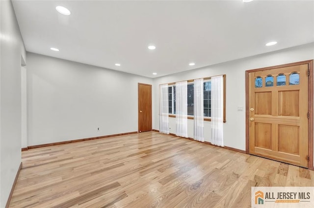 440 E Ave, Sewaren, NJ 07077 - foyer with light wood-style flooring and recessed lighting