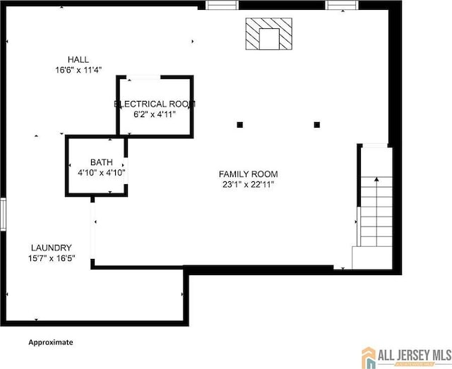 440 E Ave, Sewaren, NJ 07077 - view of floor plan / room layout