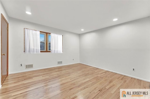 440 E Ave, Sewaren, NJ 07077 - empty room featuring light wood finished floors and recessed lighting