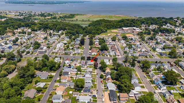 226 Schussler St, Sayreville, NJ 08879 - aerial view of property's location with nearby suburban area and a nearby body of water