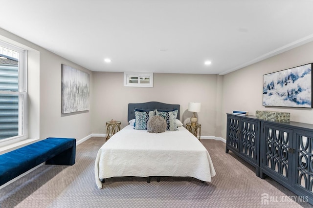 226 Schussler St, Sayreville, NJ 08879 - carpeted bedroom featuring baseboards and recessed lighting