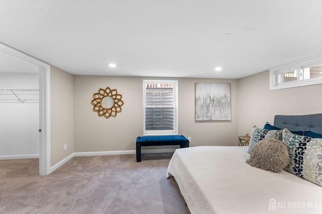 226 Schussler St, Sayreville, NJ 08879 - carpeted bedroom featuring a spacious closet and recessed lighting