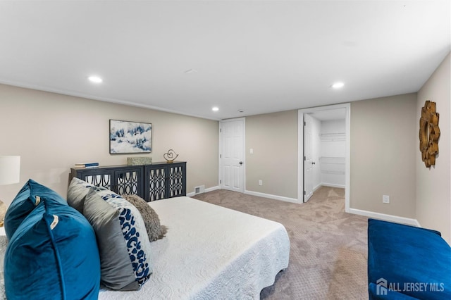 226 Schussler St, Sayreville, NJ 08879 - carpeted bedroom featuring recessed lighting