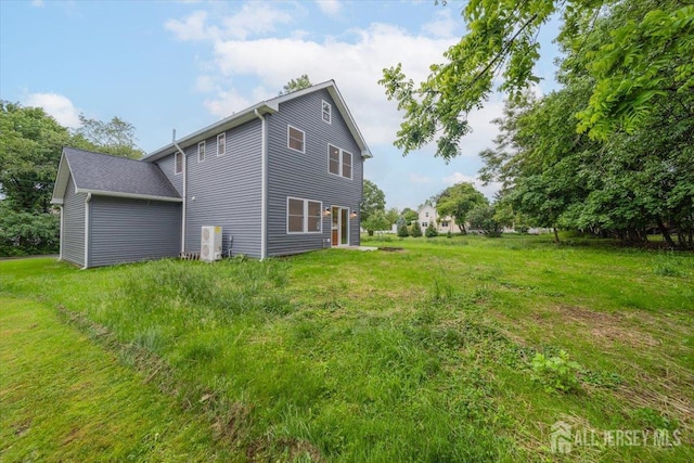 17 Fourth St, Hillsborough, NJ 08821 - view of property exterior with a lawn