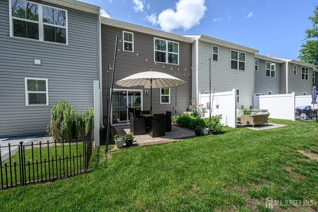45 Athens Way, Aberdeen, NJ 07721 - back of property with a patio area