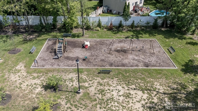 45 Athens Way, Aberdeen, NJ 07721 - view of yard with a playground