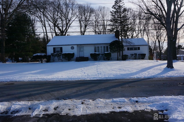 view of front of home