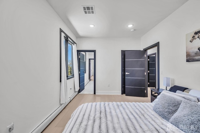 36 School Rd E, Marlboro, NJ 07746 - bedroom featuring light wood-style floors and recessed lighting