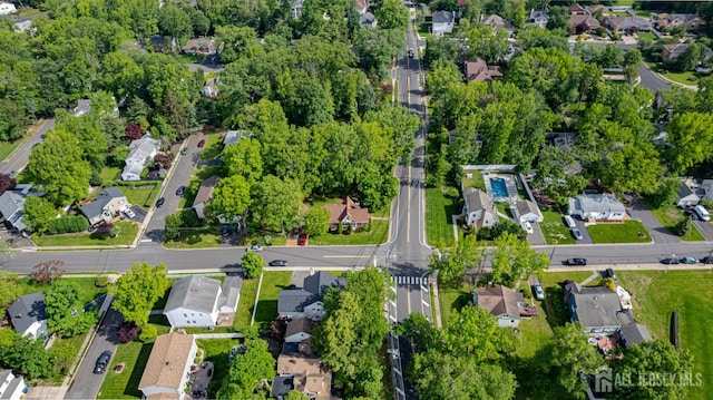 425 Grove Ave, Metuchen, NJ 08840 - aerial view of property and surrounding area featuring nearby suburban area