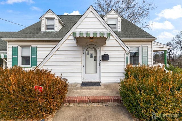 view of front of home