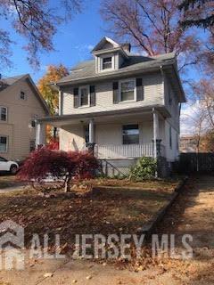 front of property with a porch