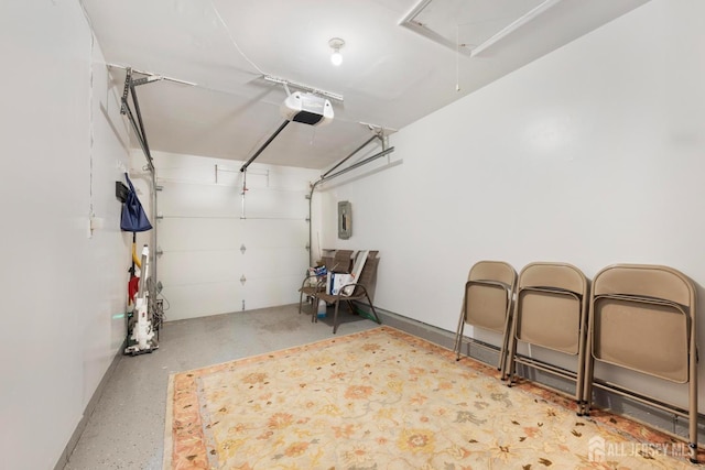 55 Nottingham Dr, Old Bridge, NJ 08857 - garage with a garage door opener and electric panel