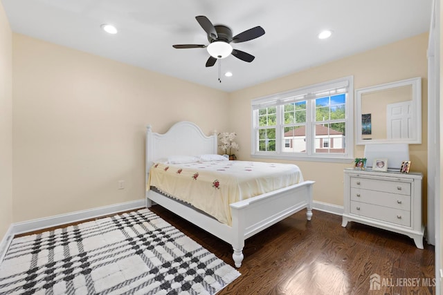 55 Nottingham Dr, Old Bridge, NJ 08857 - bedroom featuring wood finished floors, recessed lighting, and ceiling fan