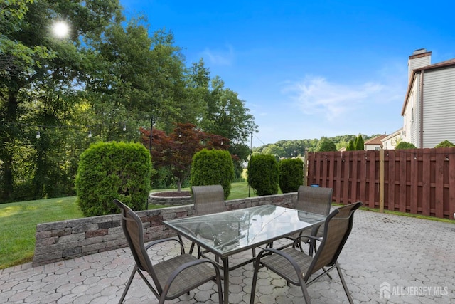 55 Nottingham Dr, Old Bridge, NJ 08857 - view of patio / terrace featuring outdoor dining space