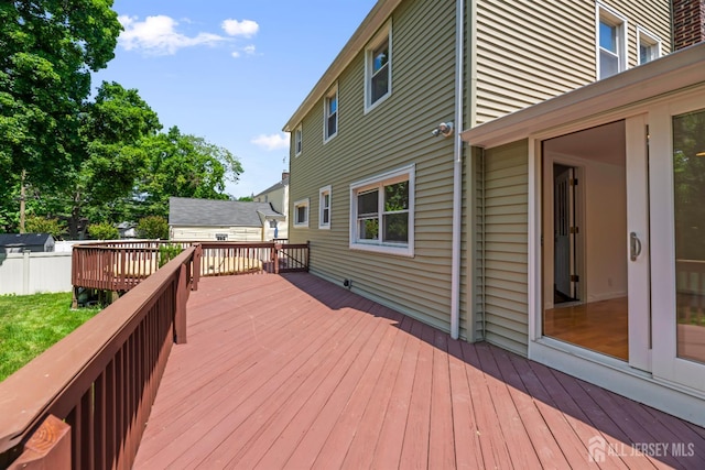 299 Riva Ave, East Brunswick, NJ 08850 - view of wooden deck