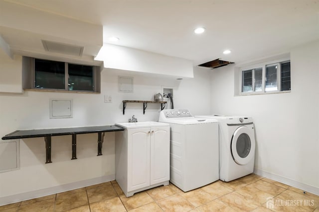 299 Riva Ave, East Brunswick, NJ 08850 - laundry area featuring hookup for a washing machine, recessed lighting, baseboards, and a sink