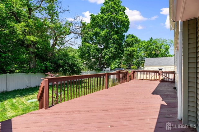 299 Riva Ave, East Brunswick, NJ 08850 - view of wooden terrace