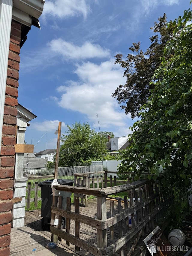 1534 Julian Ter, Union Twp, NJ 07083 - view of wooden terrace