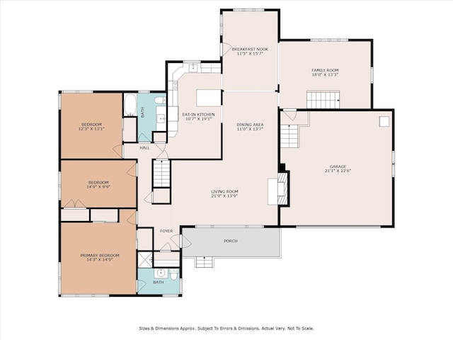 207 Dellwood Rd, Metuchen, NJ 08840 - floor plan / room layout