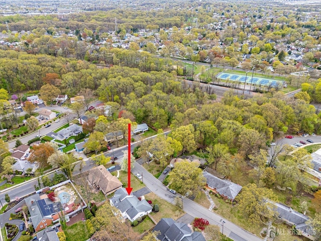 207 Dellwood Rd, Metuchen, NJ 08840 - aerial view of property's location