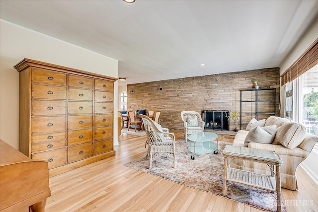 207 Dellwood Rd, Metuchen, NJ 08840 - living area featuring light wood-type flooring and recessed lighting