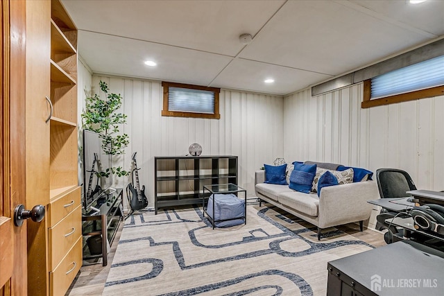 207 Dellwood Rd, Metuchen, NJ 08840 - living room featuring recessed lighting