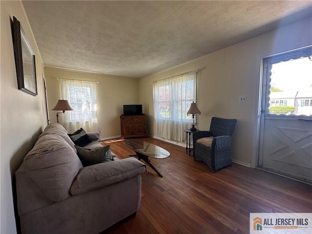 56 Harvey Cir E, Brunswick, NJ 08816 - living area with wood finished floors and baseboards