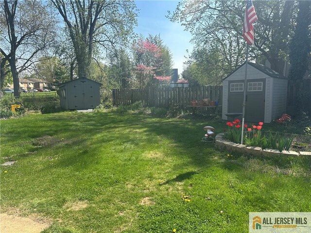 56 Harvey Cir E, Brunswick, NJ 08816 - view of yard with a storage shed