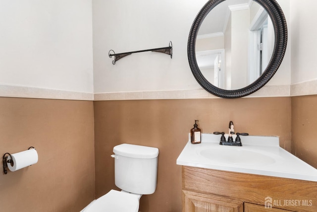 2001 Grant Ave, South Plainfield, NJ 07080 - bathroom with toilet and vanity