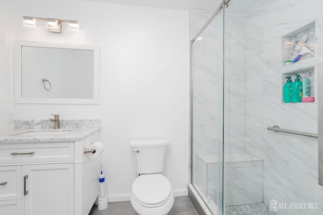 324 Oak Knoll Dr, Manalapan, NJ 07726 - full bath with vanity and a shower stall