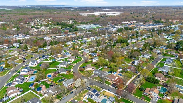aerial view of property and surrounding area