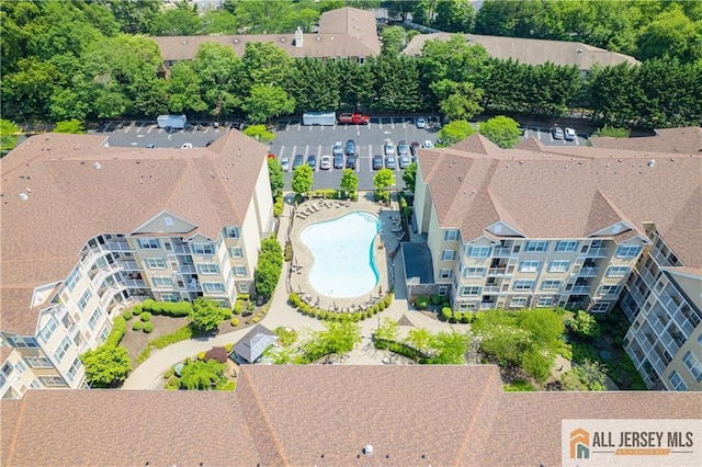 540 Cranbury Rd Unit 442, East Brunswick, NJ 08816 - drone / aerial view of a pool