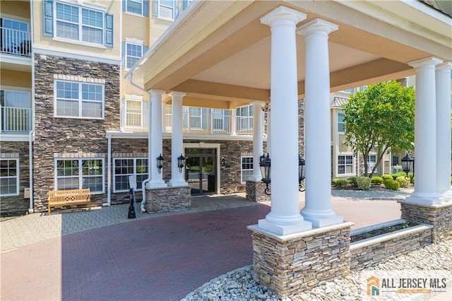 540 Cranbury Rd Unit 442, East Brunswick, NJ 08816 - view of patio with french doors