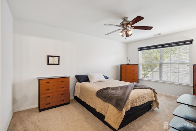 267 Tyler Ct, Monroe, NJ 08831 - bedroom featuring light colored carpet and a ceiling fan