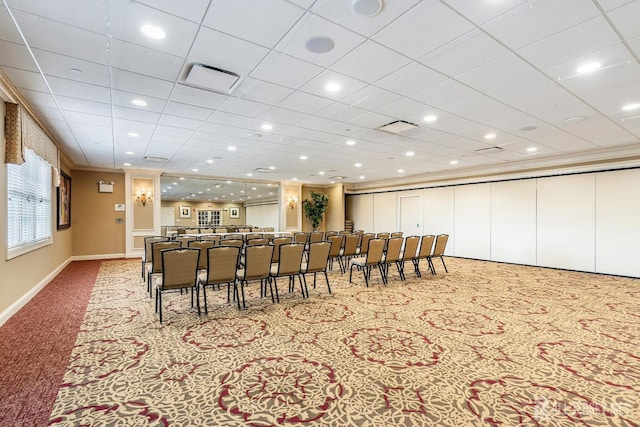 267 Tyler Ct, Monroe, NJ 08831 - dining area featuring carpet and recessed lighting