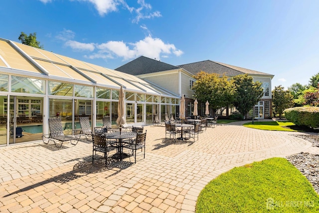 267 Tyler Ct, Monroe, NJ 08831 - view of patio featuring an outdoor pool