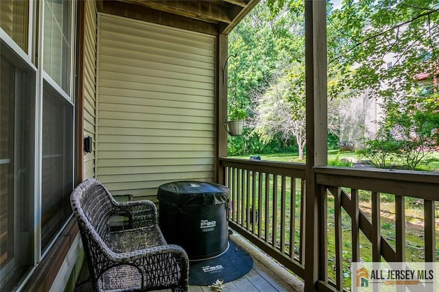 4211 Bayberry Ct, South Brunswick, NJ 08852 - view of wooden deck