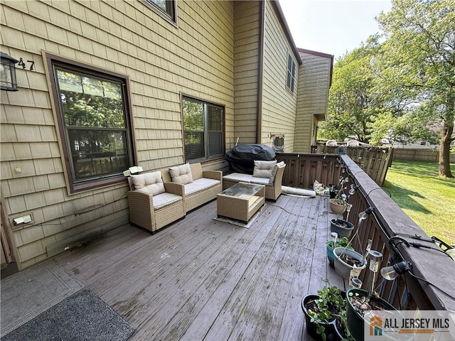 47 Pheasant Run Unit 47, Edison, NJ 08820 - wooden terrace featuring grilling area and an outdoor hangout area