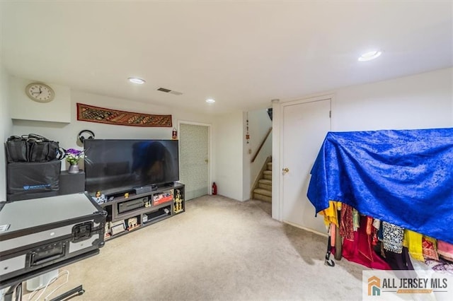 47 Pheasant Run Unit 47, Edison, NJ 08820 - game room with carpet and recessed lighting