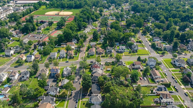 305 Penfield Pl, Dunellen, NJ 08812 - aerial view of property and surrounding area with nearby suburban area