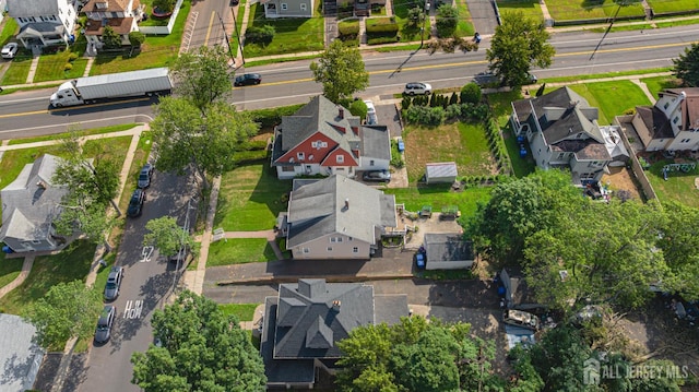 305 Penfield Pl, Dunellen, NJ 08812 - aerial perspective of suburban area