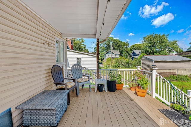 305 Penfield Pl, Dunellen, NJ 08812 - view of wooden terrace