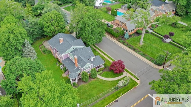 241 E Chestnut Ave, Metuchen, NJ 08840 - drone / aerial view