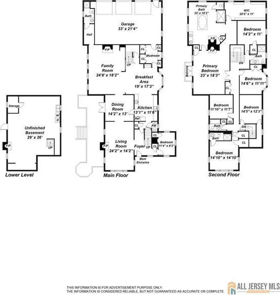 241 E Chestnut Ave, Metuchen, NJ 08840 - home floor plan