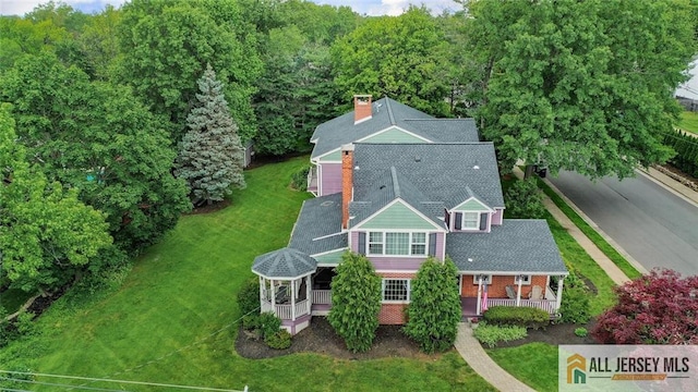 241 E Chestnut Ave, Metuchen, NJ 08840 - aerial view of property and surrounding area