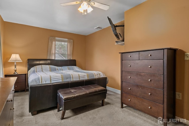 15 Cutter Ave, Fords, NJ 08863 - bedroom featuring light carpet, ceiling fan, and baseboards