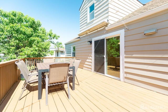 2624 Tremley Point Rd, Linden, NJ 07036 - wooden deck featuring outdoor dining space