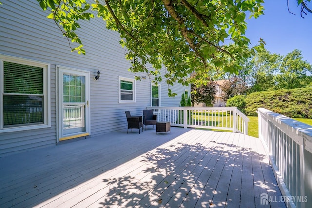 55 Cambridge Way, West Windsor, NJ 08550 - view of wooden deck